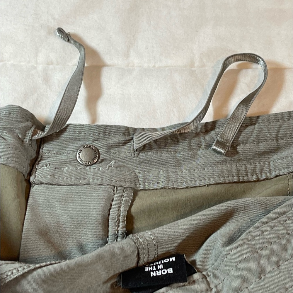 Kuhl Hiking Pants Gray/Green Women's Sz 16 Side Pocket Ruched/Gather RN #108846 - Picture 8 of 15